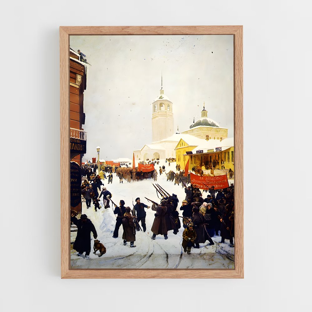 ap-russian revolution-2 cadre Bois clair