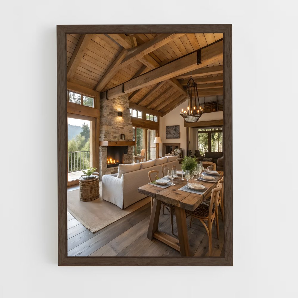 ap-rustic-11 cadre Bois foncé