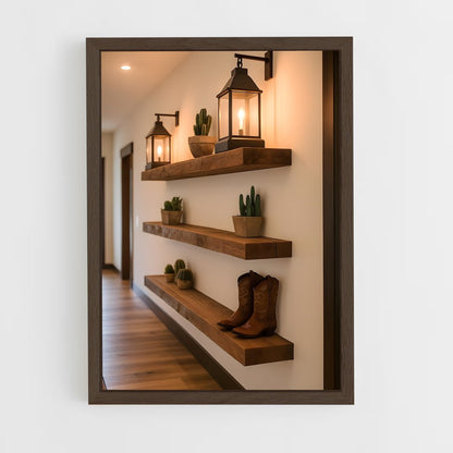ap-rustic-18 cadre Bois foncé