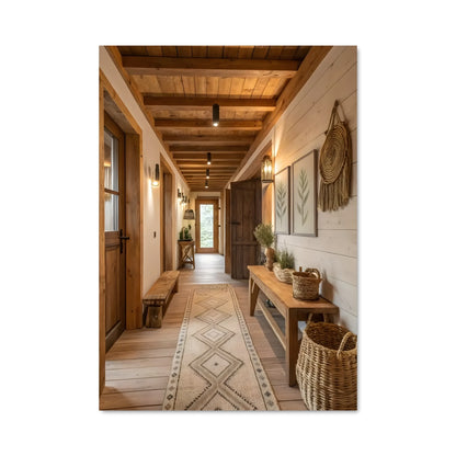 Poster Couloir Rustique
