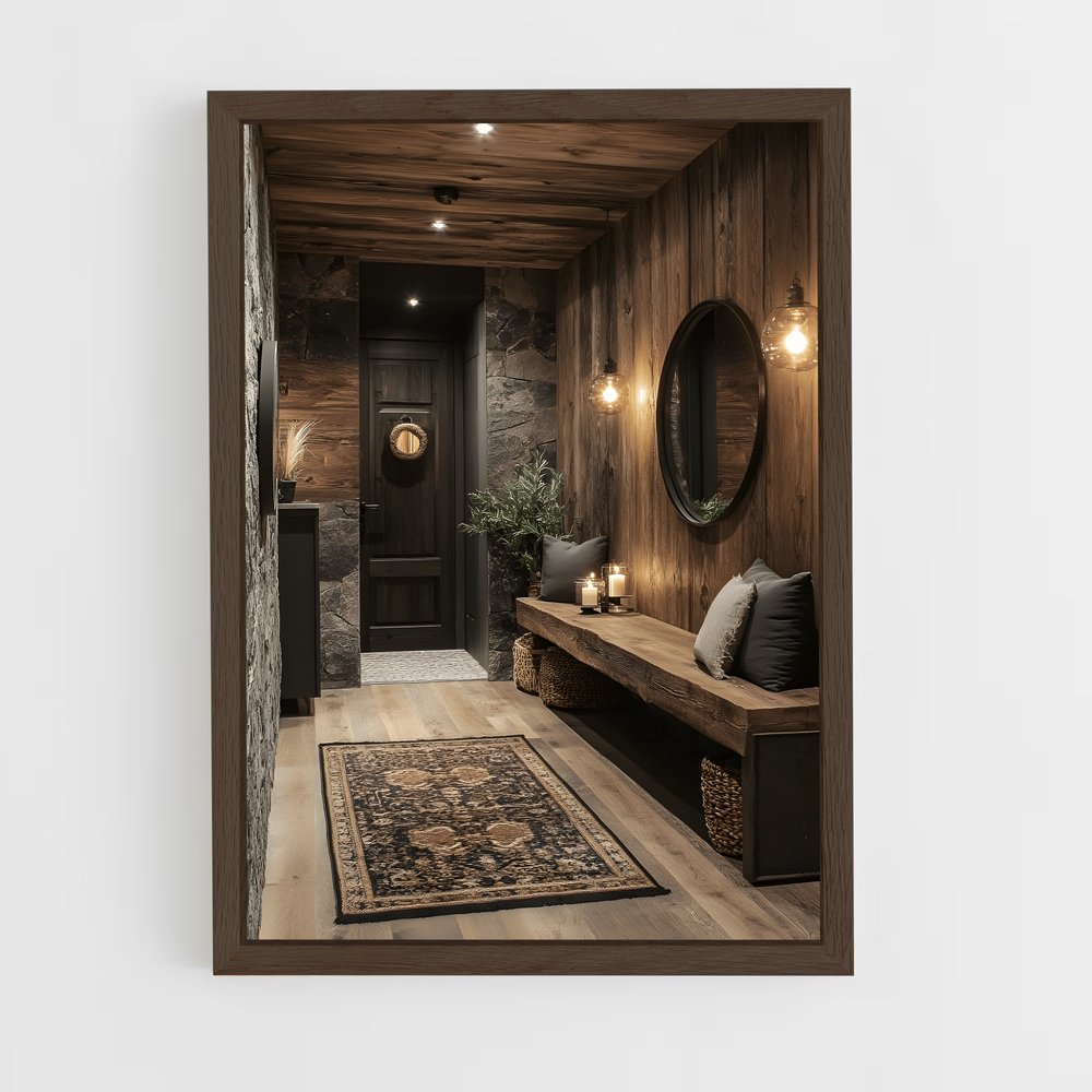 ap-rustic-21 cadre Bois foncé