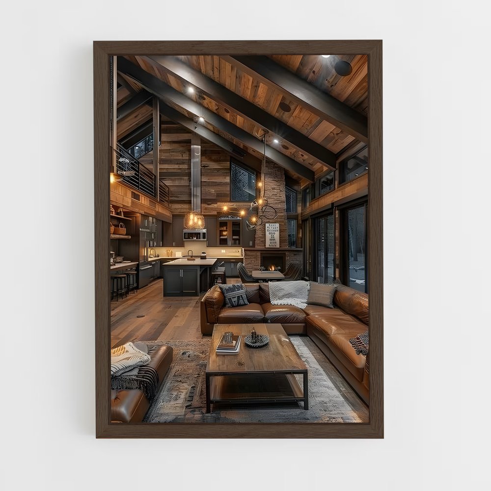 ap-rustic-4 cadre Bois foncé