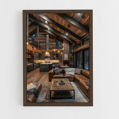 ap-rustic-4 cadre Bois foncé