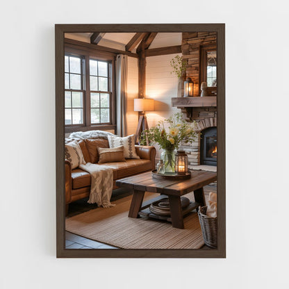 ap-rustic-7 cadre Bois foncé