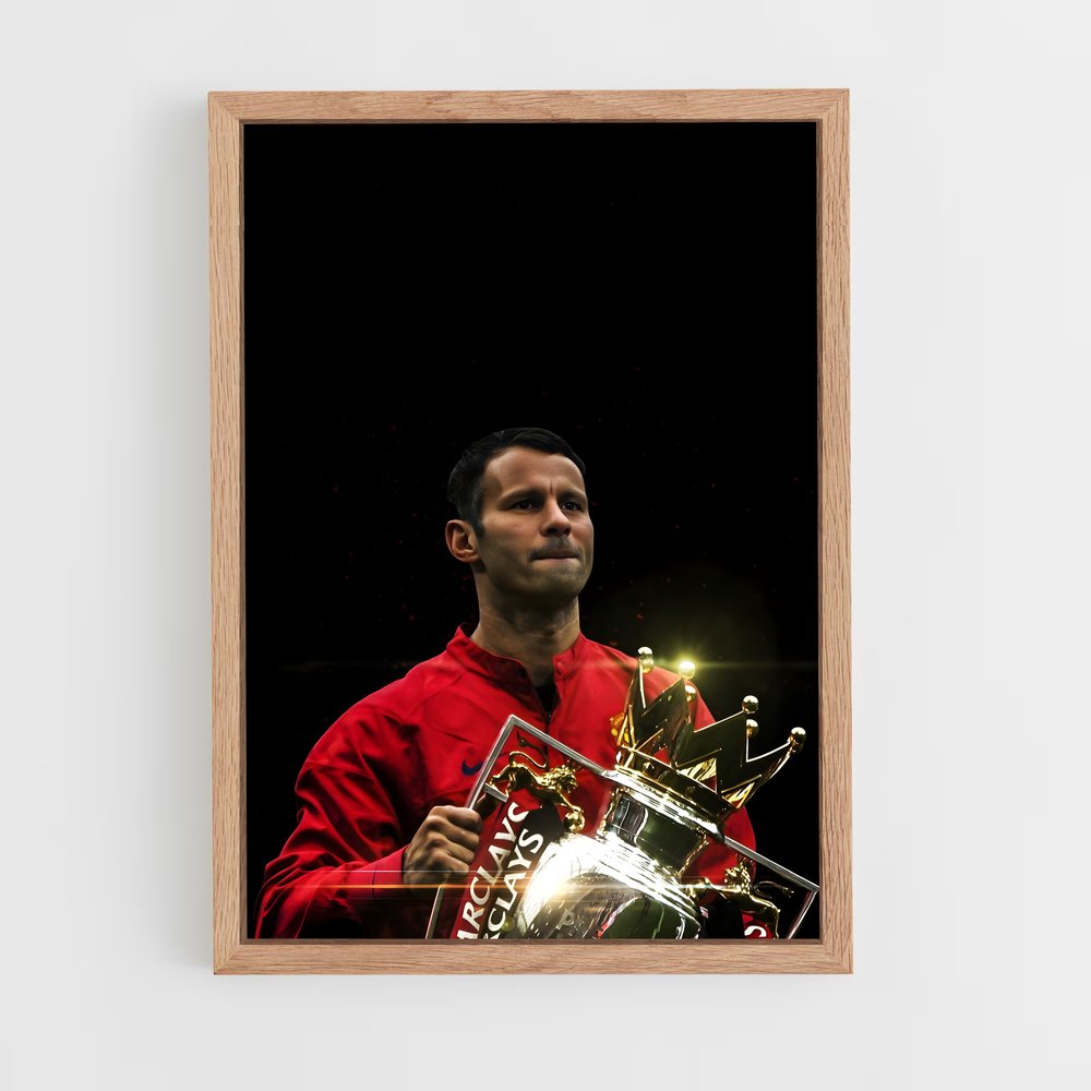 ap-ryan giggs-2 cadre Bois clair