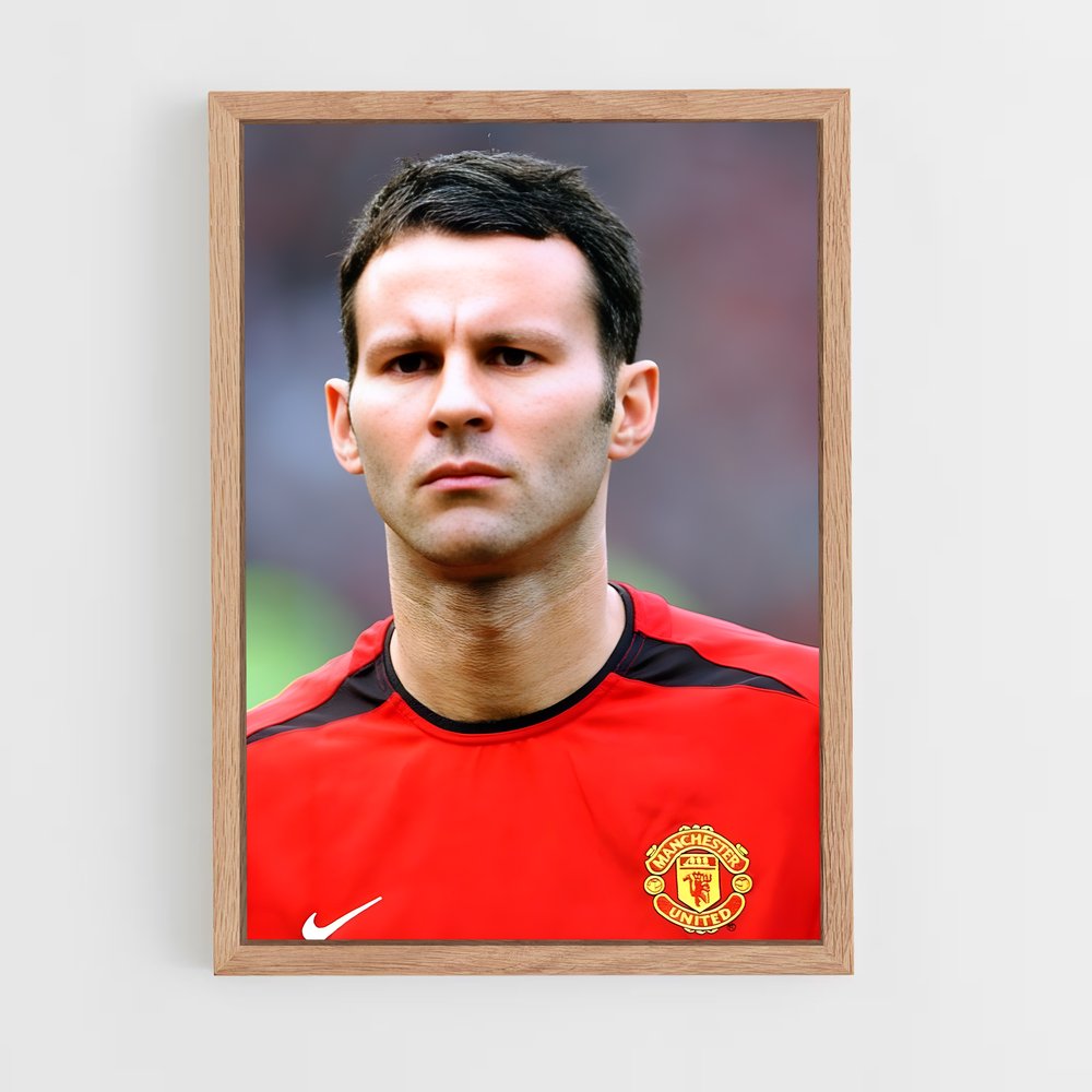 ap-ryan giggs-5 cadre Bois clair