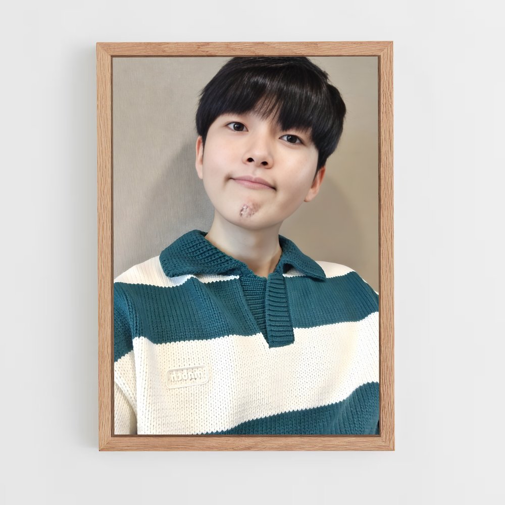 ap-ryeowook-7 cadre Bois clair