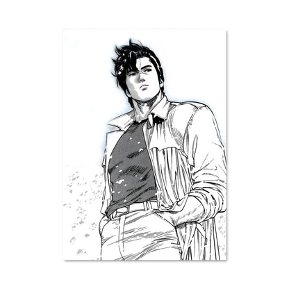 Poster L'Homme au Trench Coat