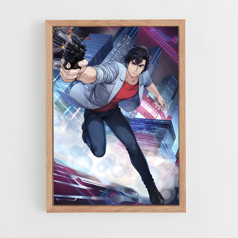 ap-ryo saeba-1 cadre Bois clair