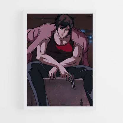 ap-ryo saeba-2 cadre Blanc