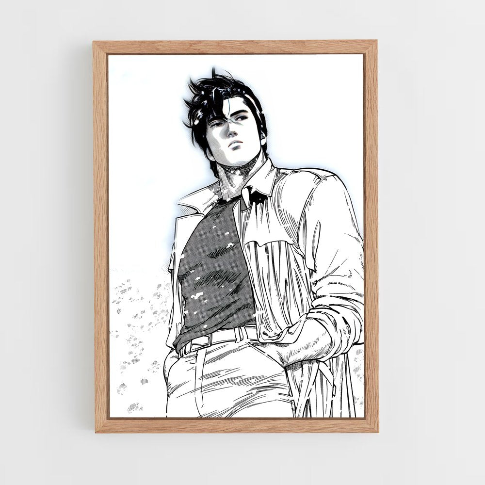 ap-ryo saeba-3 cadre Bois clair
