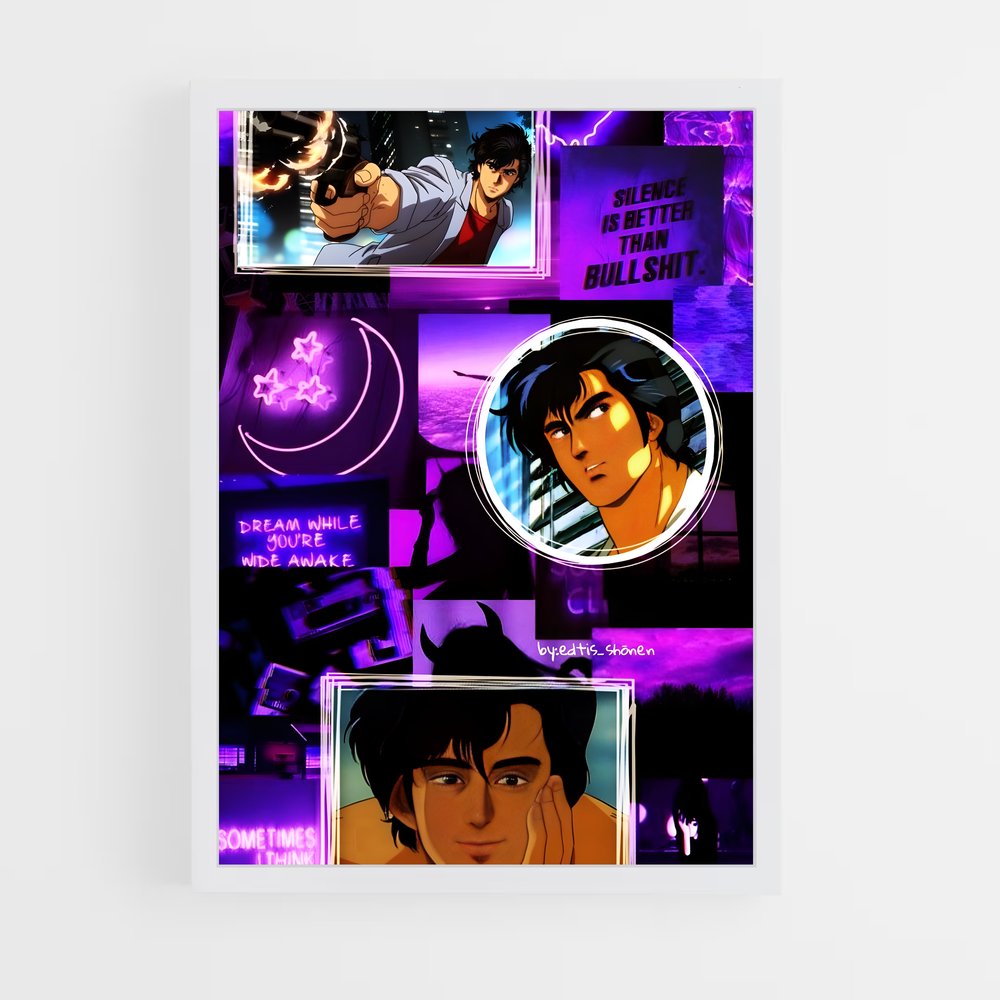 ap-ryo saeba-5 cadre Blanc