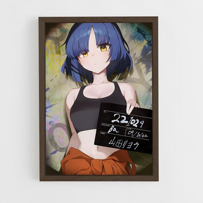 ap-ryo yamada-4 cadre Bois foncé