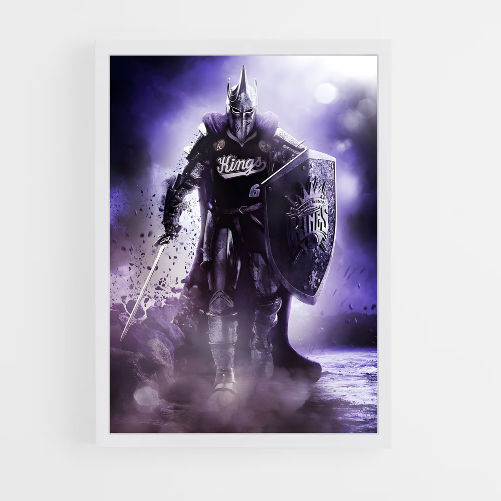 ap-sacramento kings-3 cadre Blanc