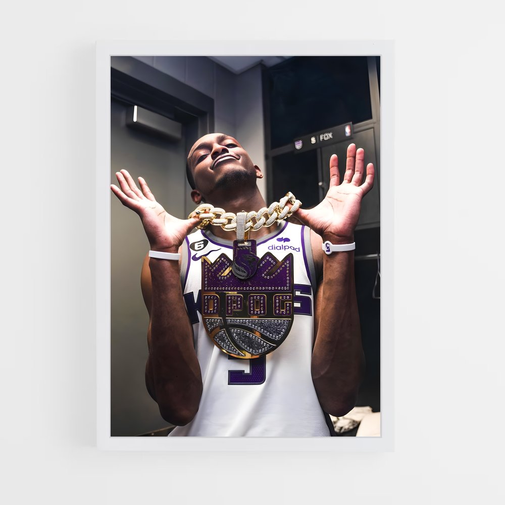 ap-sacramento kings-9 cadre Blanc