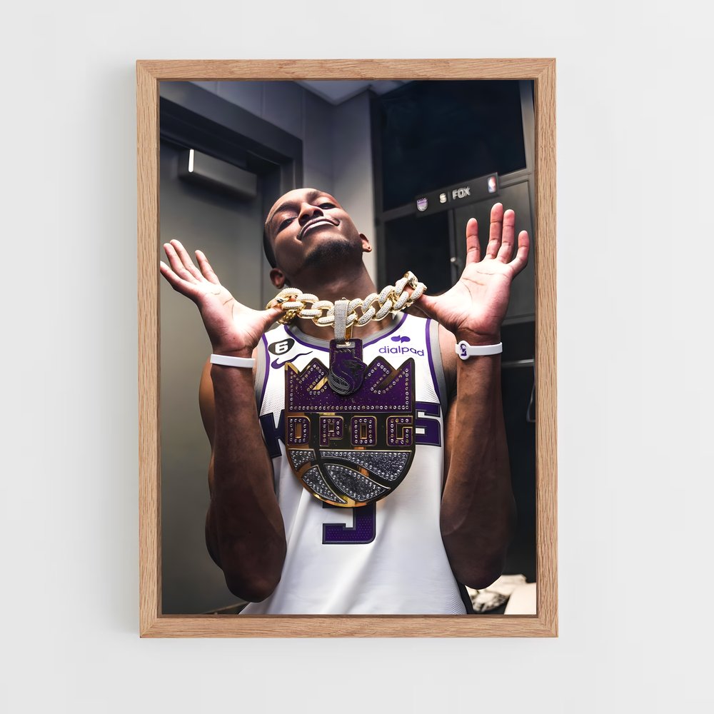ap-sacramento kings-9 cadre Bois clair