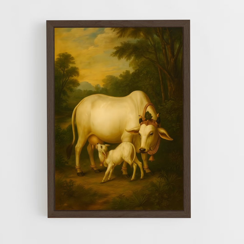 ap-sacred cow-2 cadre Bois foncé