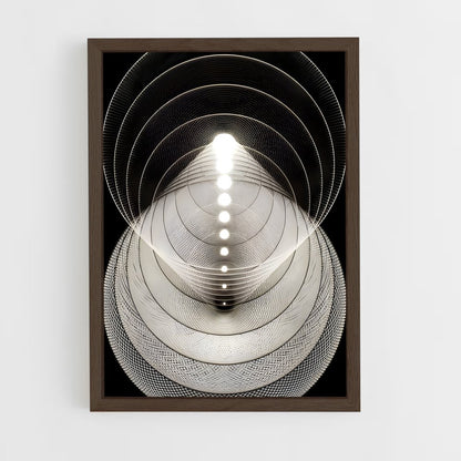 ap-sacred geometry-2 cadre Bois foncé