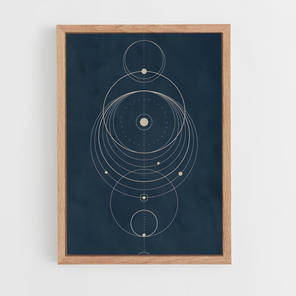 ap-sacred geometry-3 cadre Bois clair