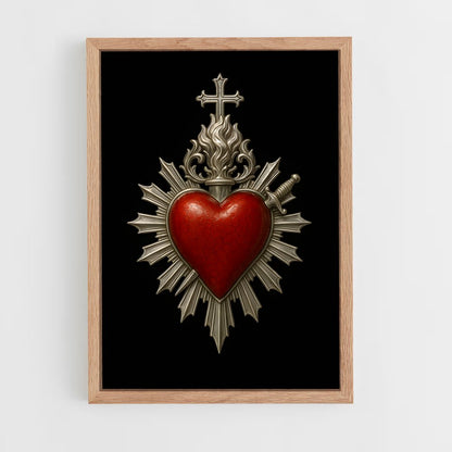ap-sacred heart-1 cadre Bois clair