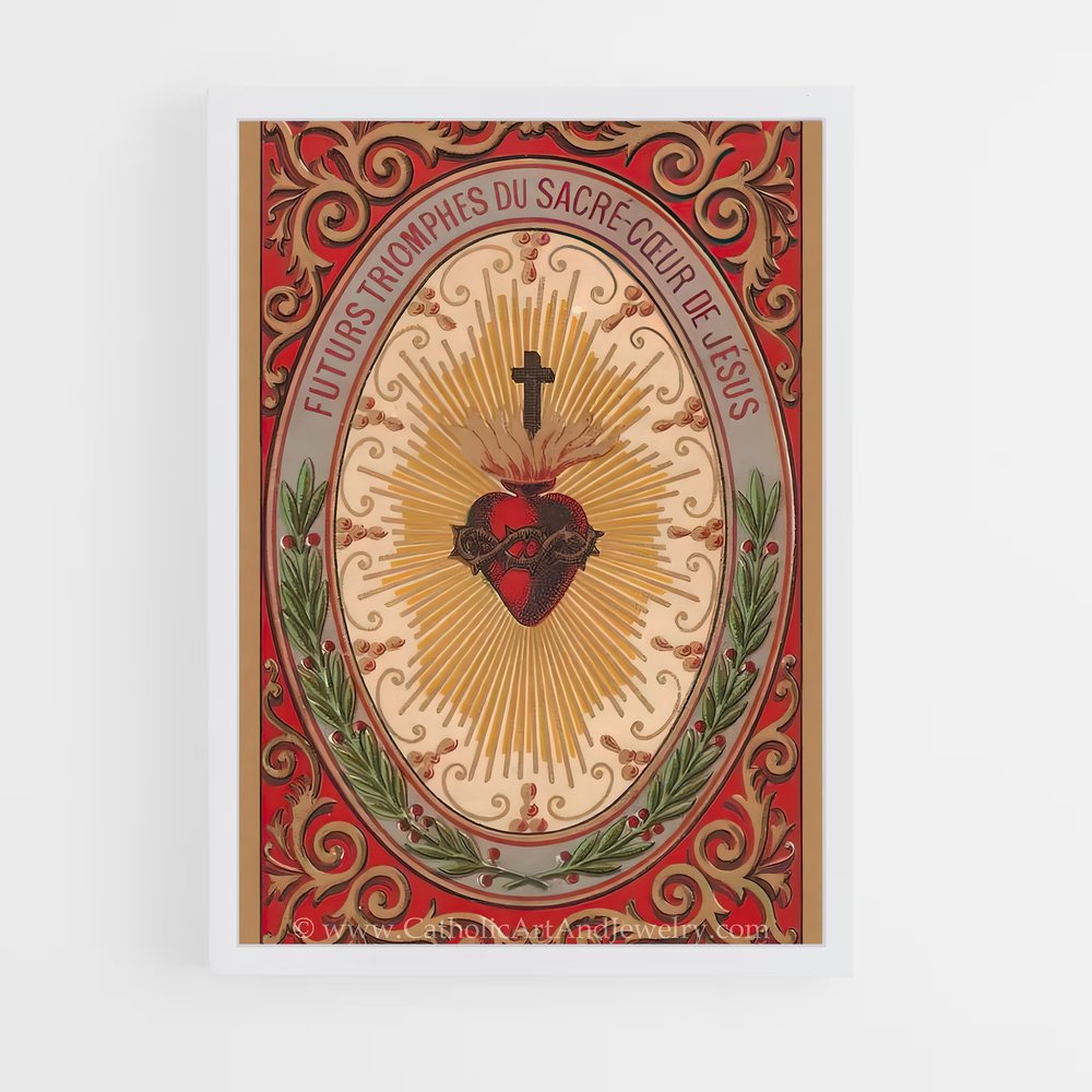 ap-sacred heart-2 cadre Blanc