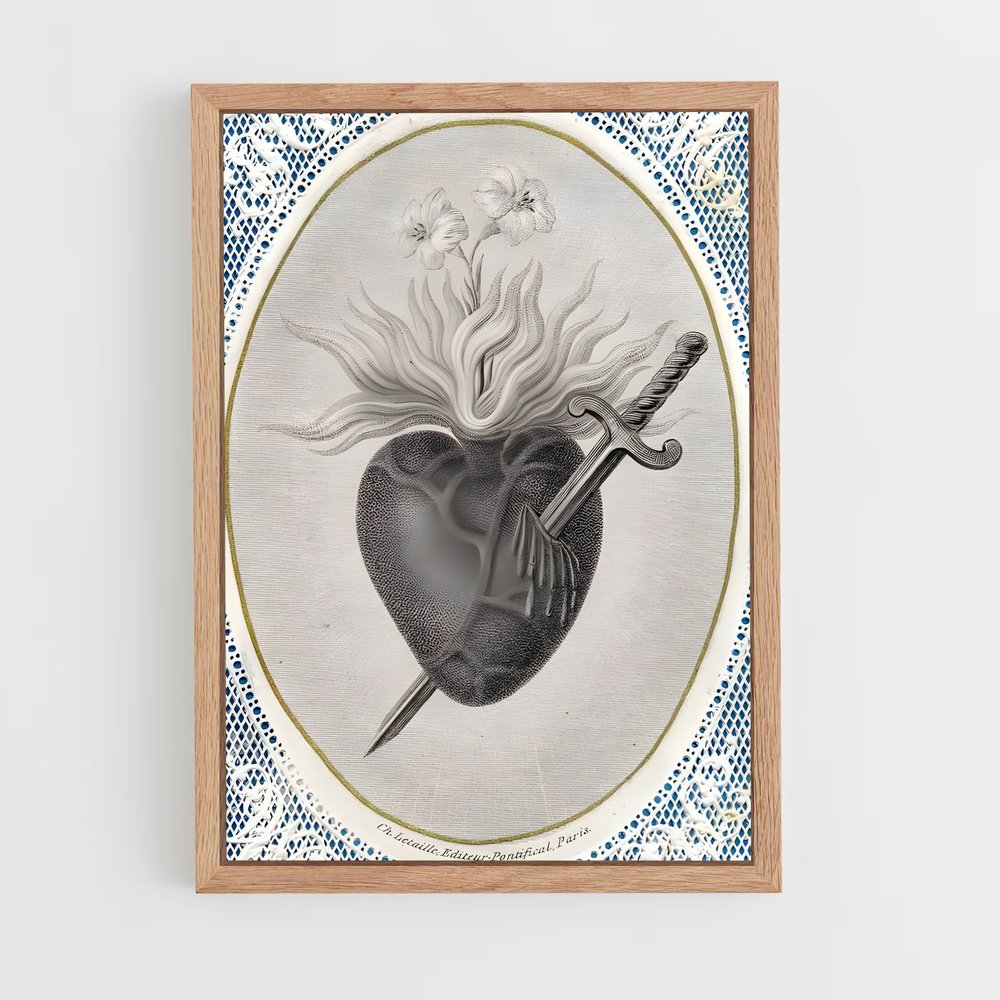 ap-sacred heart-3 cadre Bois clair
