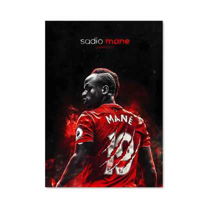 Poster Sadio en Rouge