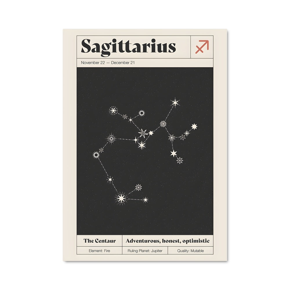 Poster Constellation Sagittaire