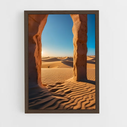 ap-sahara desert-8 cadre Bois foncé