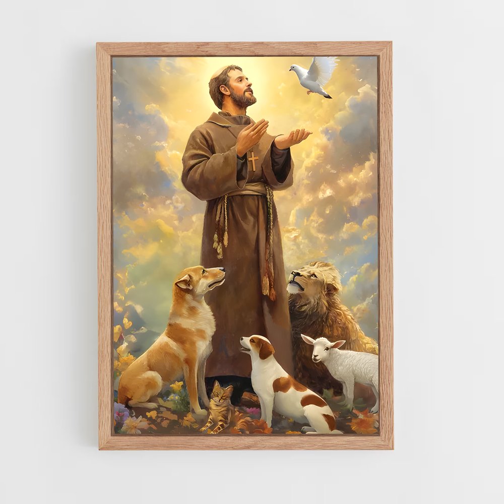 ap-saint francis-2 cadre Bois clair