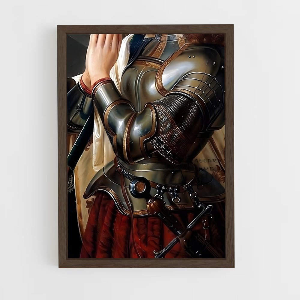 ap-saint joan of arc-2 cadre Bois foncé