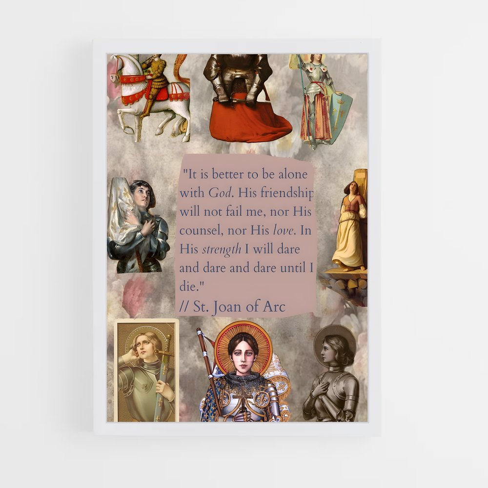 ap-saint joan of arc-4 cadre Blanc