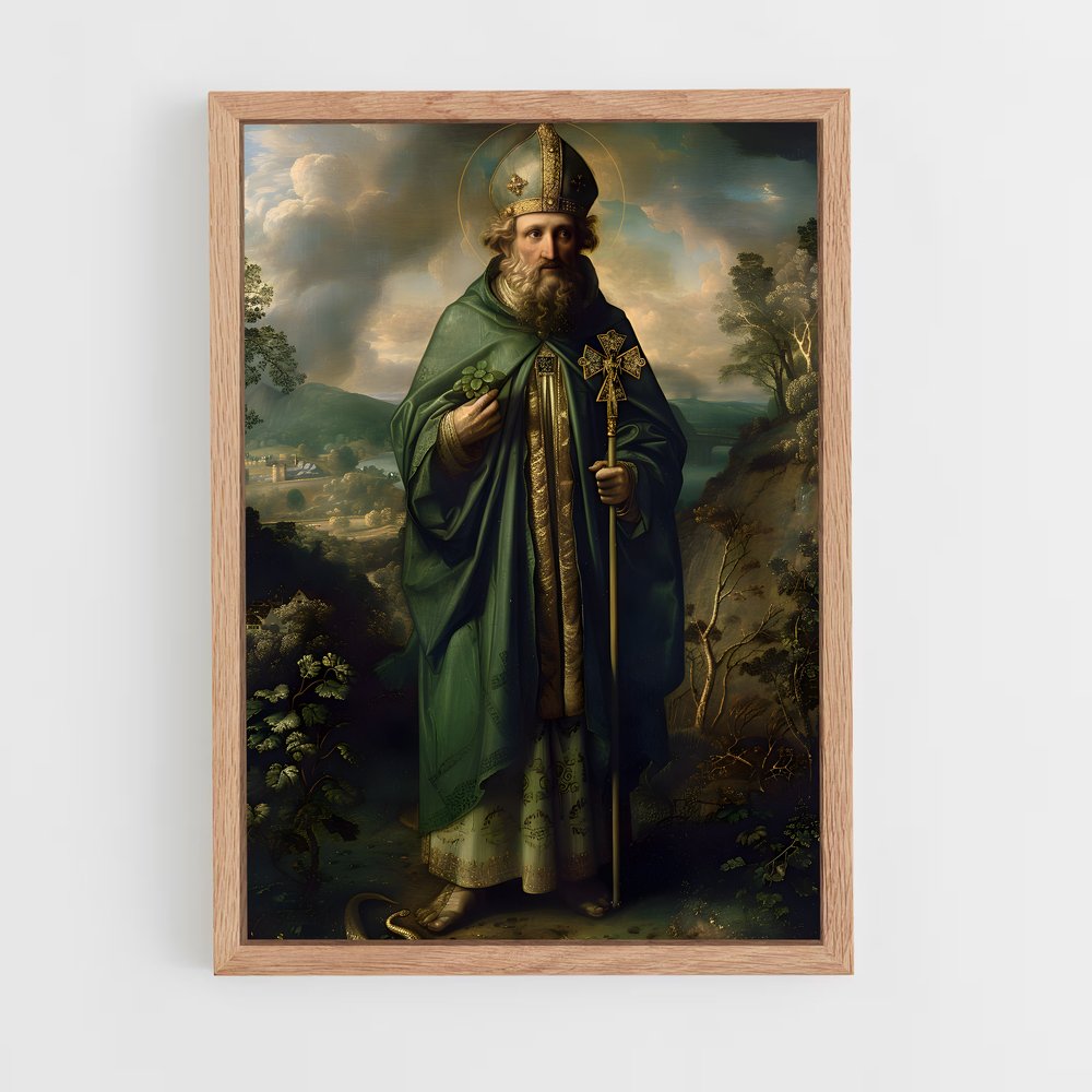 ap-saint patrick-1 cadre Bois clair