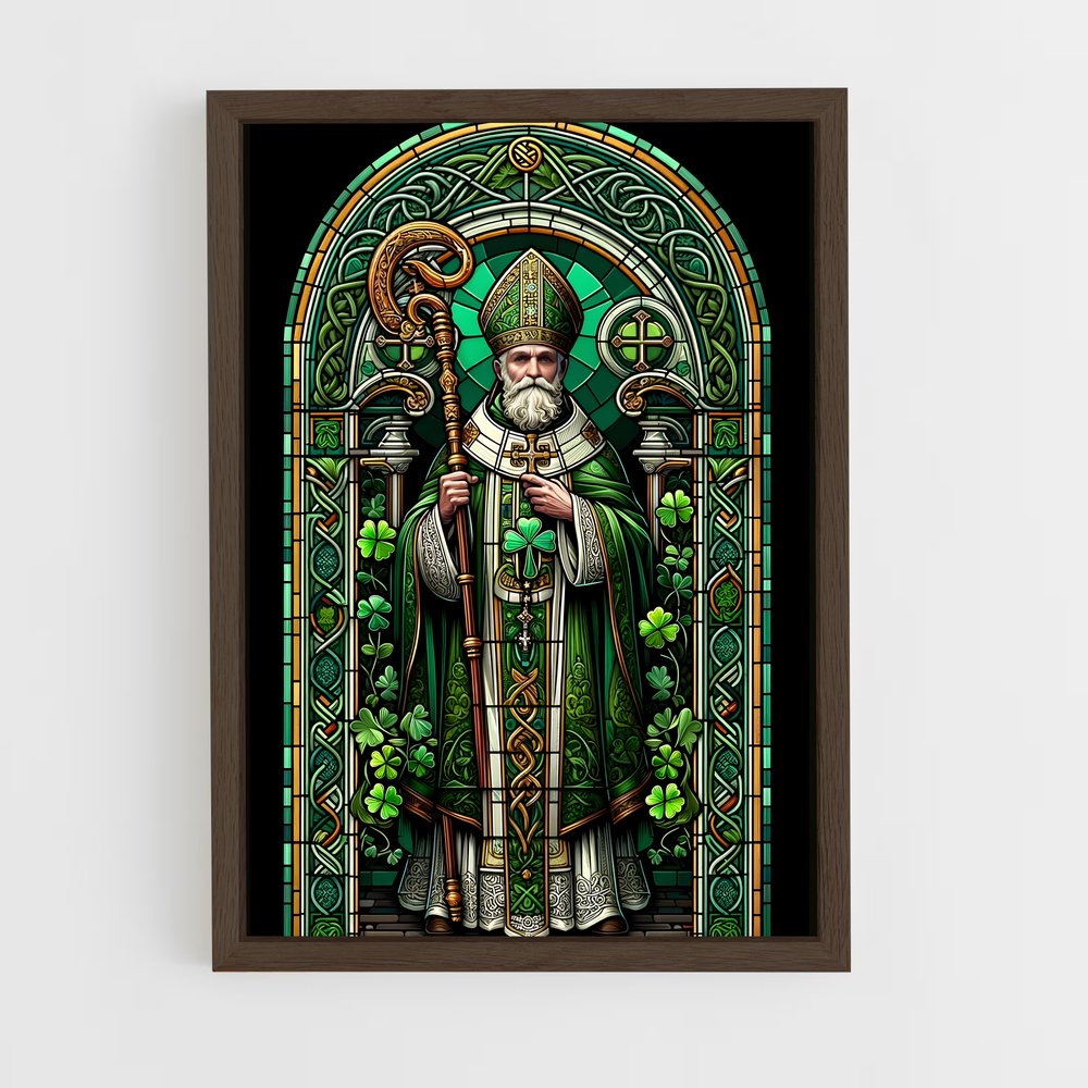 ap-saint patrick-2 cadre Bois foncé