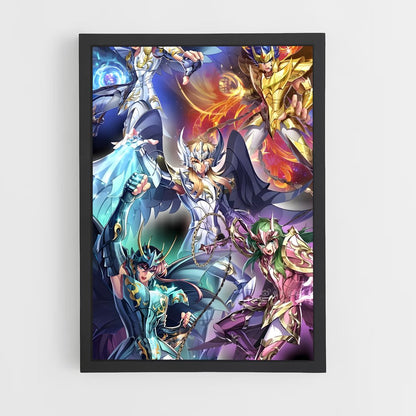 ap-saint seiya-3 cadre Noir