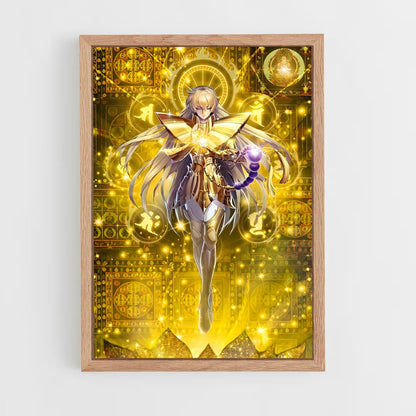ap-saint seiya-6 cadre Bois clair
