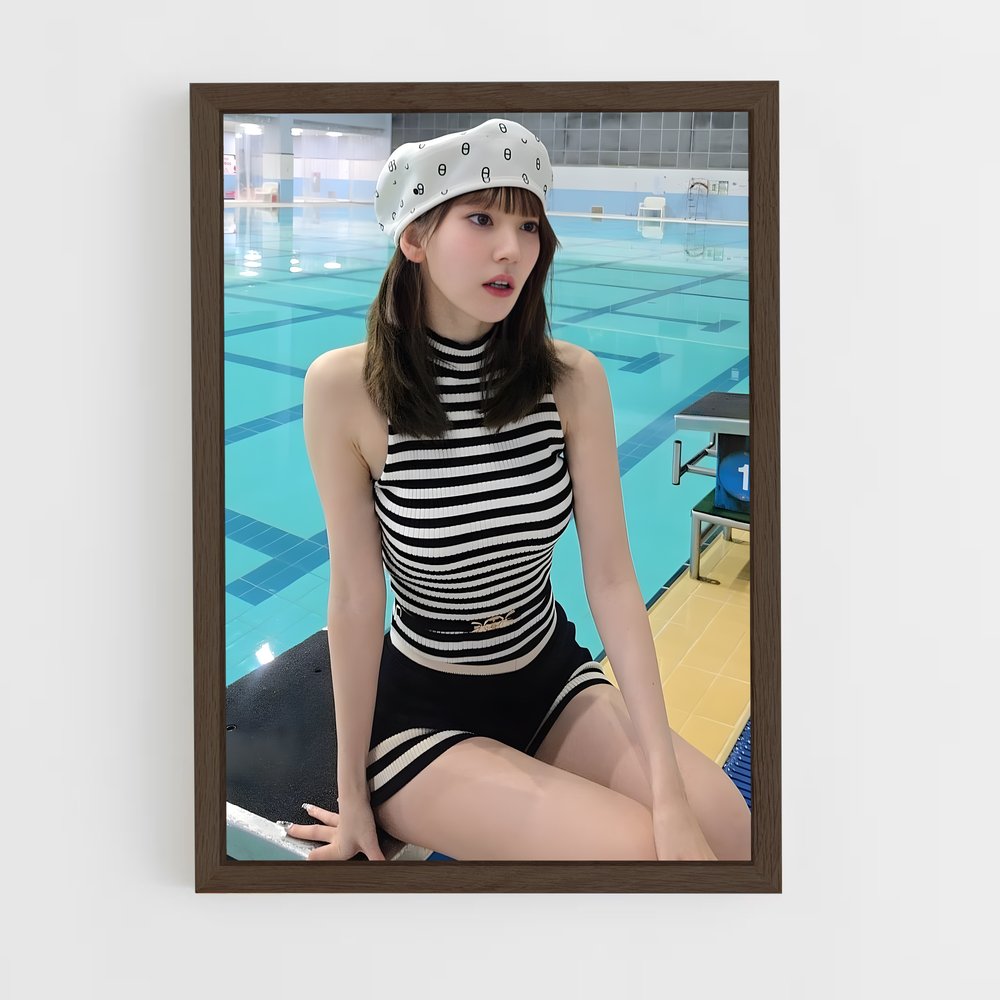 ap-sakura miyawaki-4 cadre Bois foncé