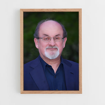 ap-salman rushdie-2 cadre Bois clair
