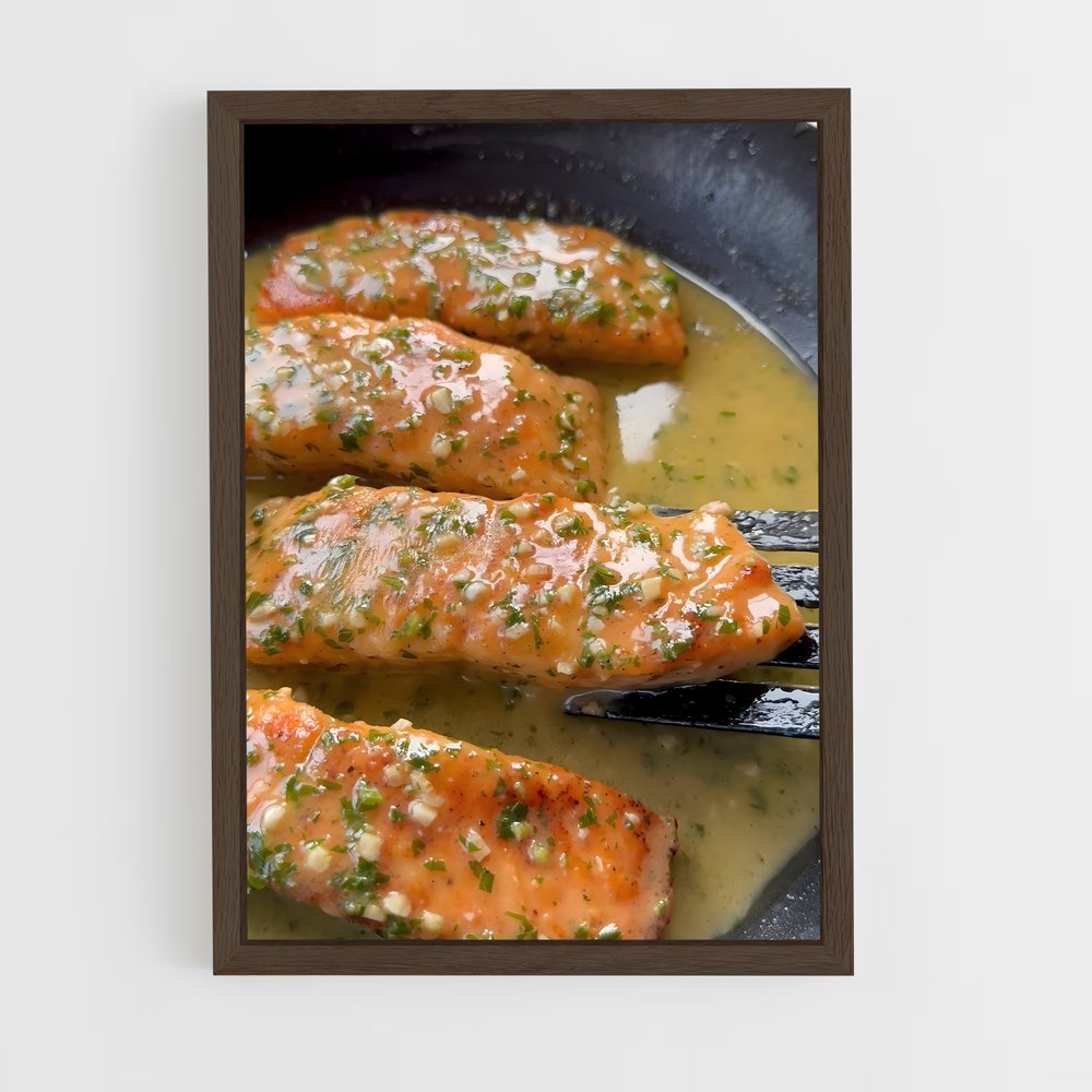 ap-salmon-1 cadre Bois foncé