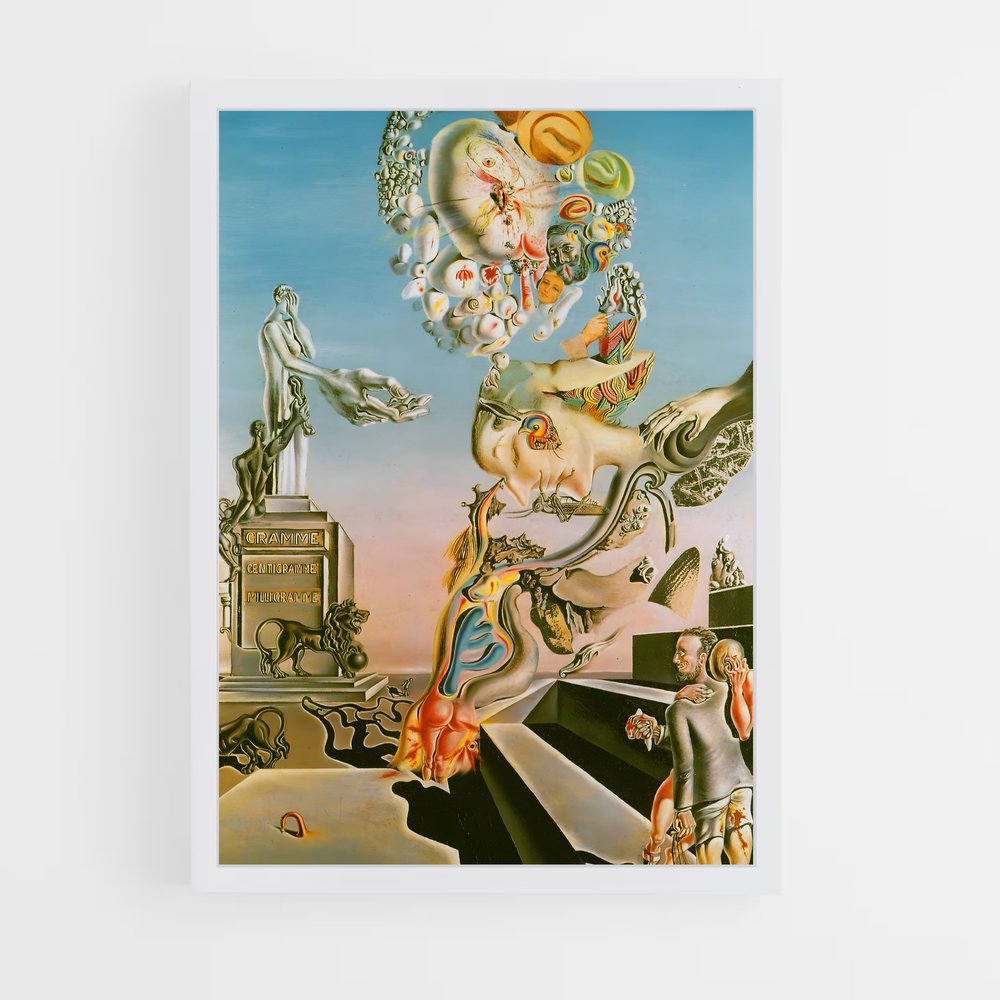 ap-salvador dali-2 cadre Blanc