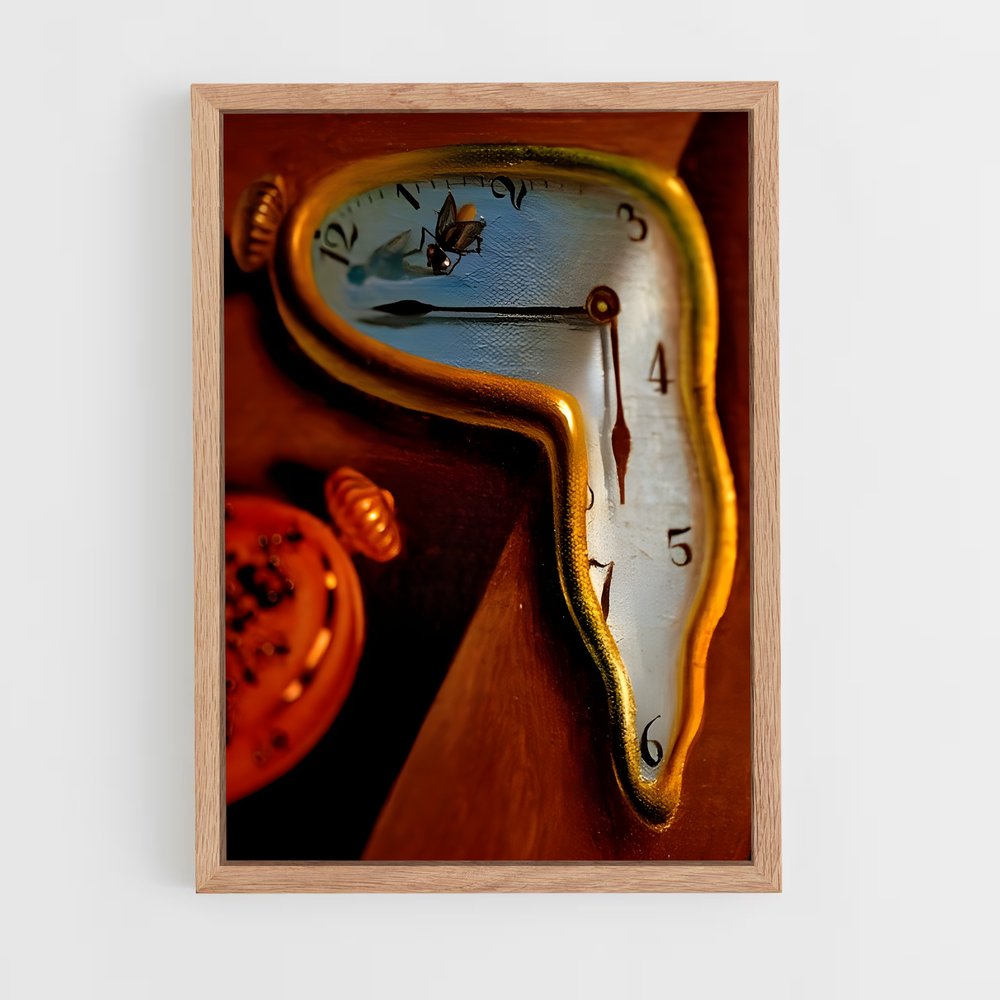 ap-salvador dali-6 cadre Bois clair