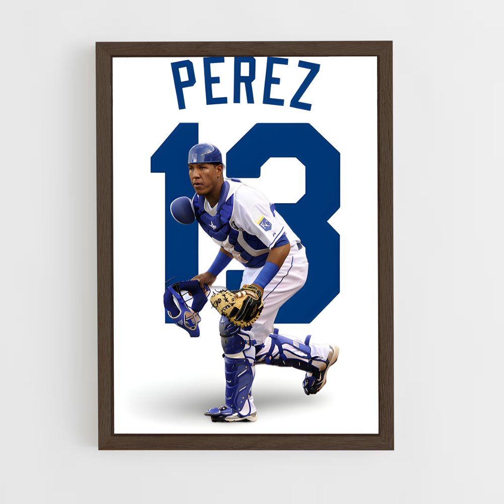 ap-salvador perez-6 cadre Bois foncé