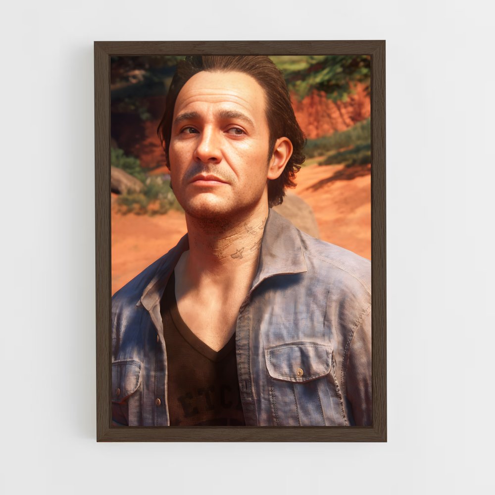 ap-sam drake-4 cadre Bois foncé