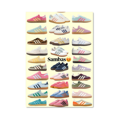 Poster Sneakers en Fête
