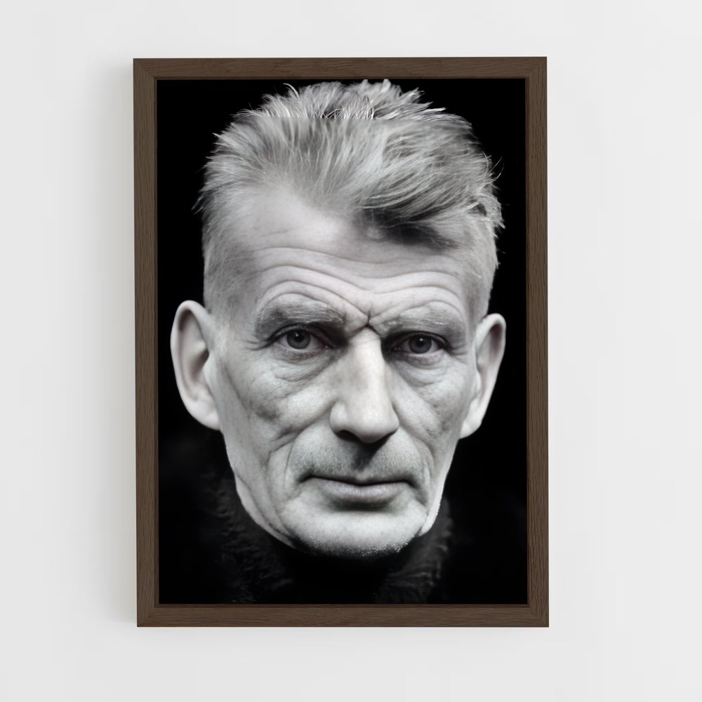 ap-samuel beckett-3 cadre Bois foncé