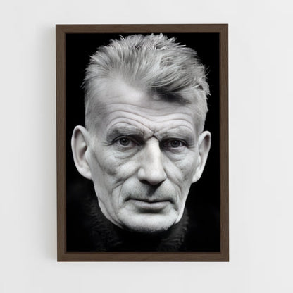 ap-samuel beckett-3 cadre Bois foncé