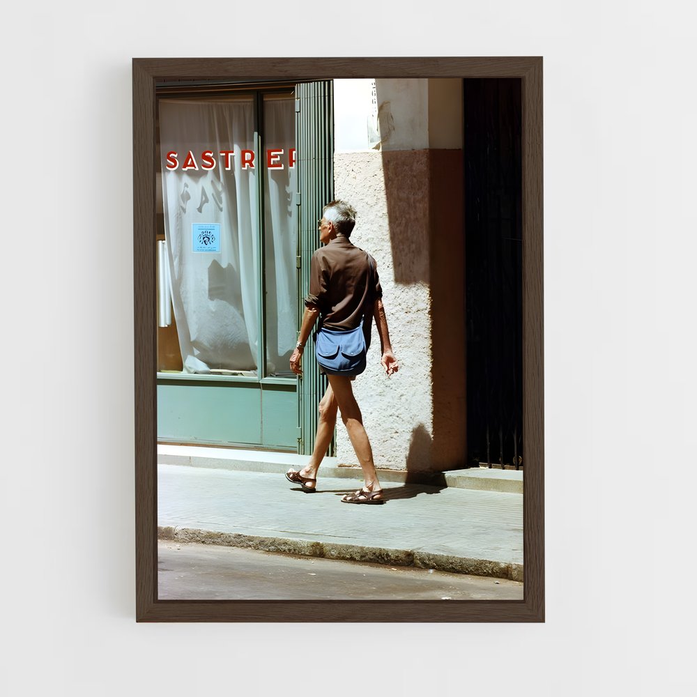 ap-samuel beckett-6 cadre Bois foncé