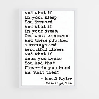 ap-samuel taylor coleridge-1 cadre Blanc