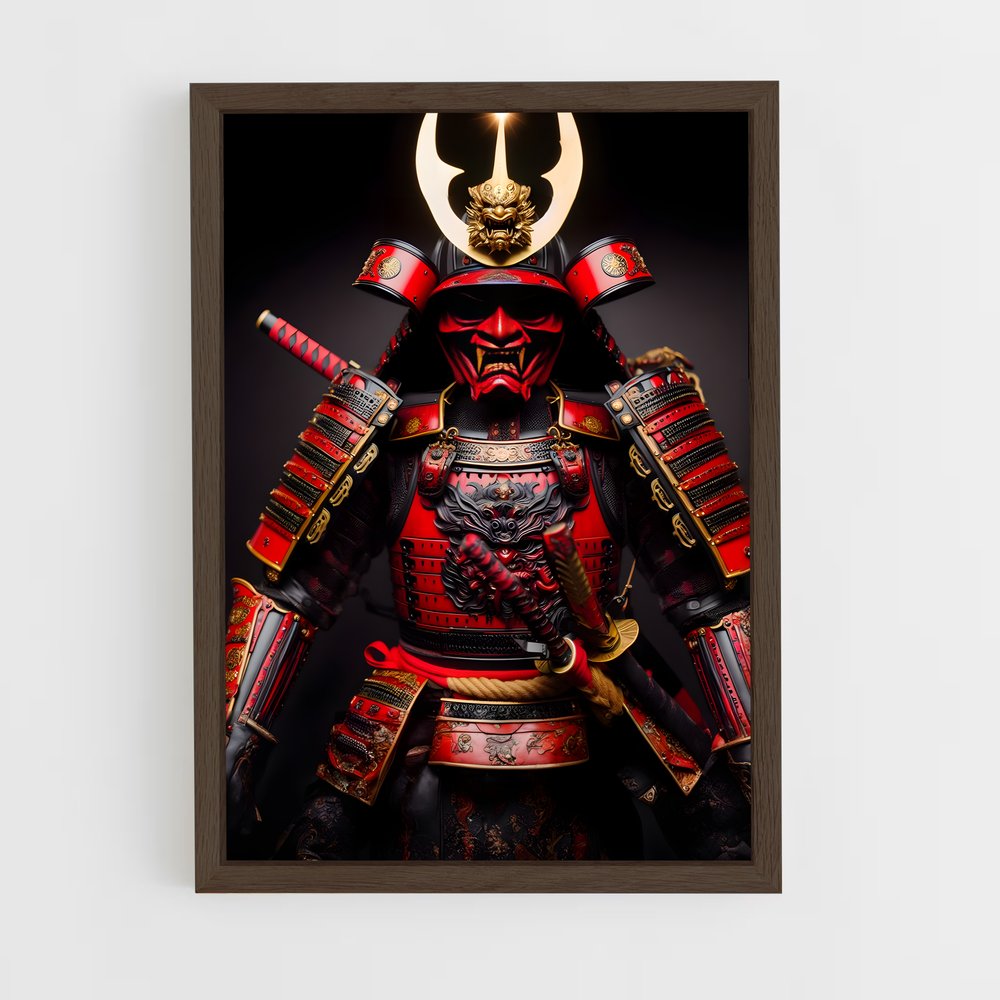 ap-samurai armor-1 cadre Bois foncé