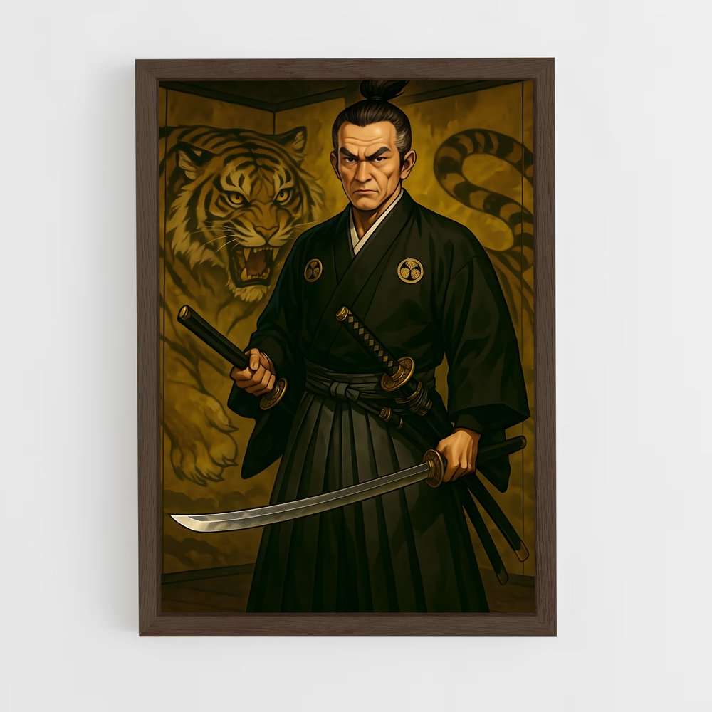 ap-samurai spirits-8 cadre Bois foncé